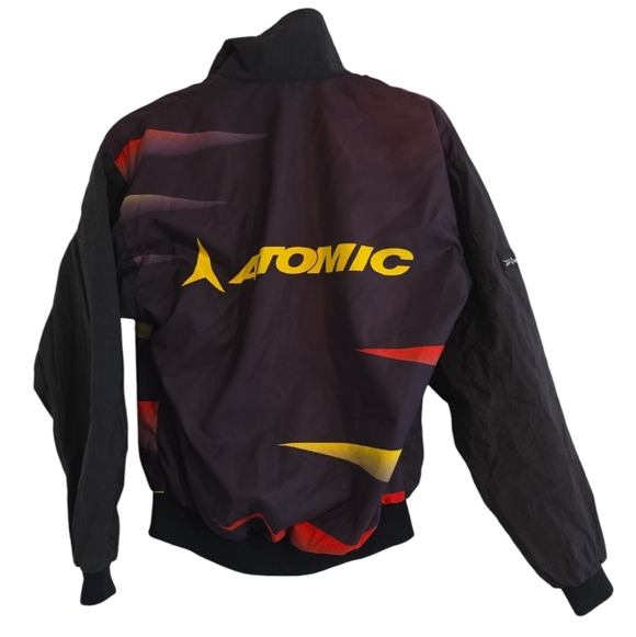 Men's Runners Jacket Black and Yellow VOmax Size Small Atomtic - Picture 2 of 5